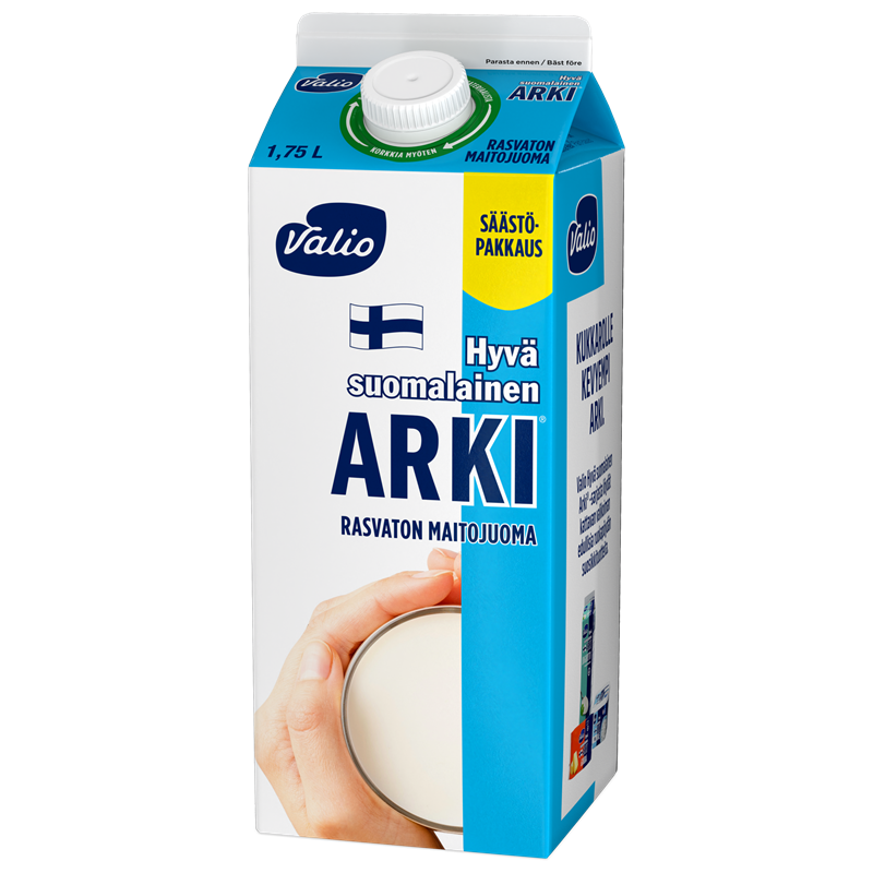 Valio Hyvä suomalainen Arki® rasvaton maitojuoma 1,75 l