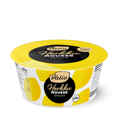 Valio Herkku mousse sitruuna laktoositon kausimaku 100 g